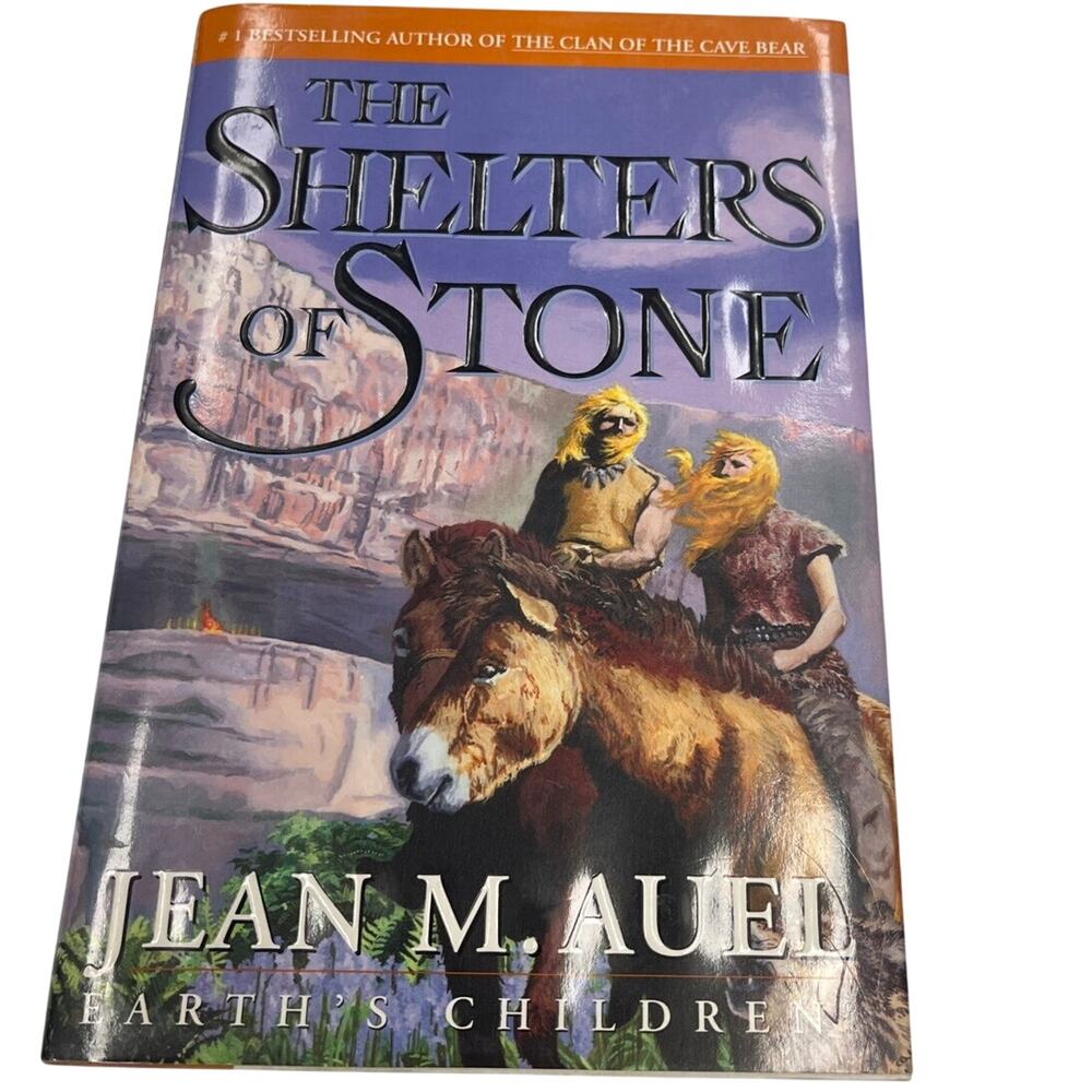 Signed Shelters of Stone Jean M Auel 1st Edition HC DJ 2002
